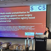 picture of Bianca presenting at the AANZGOS Congress